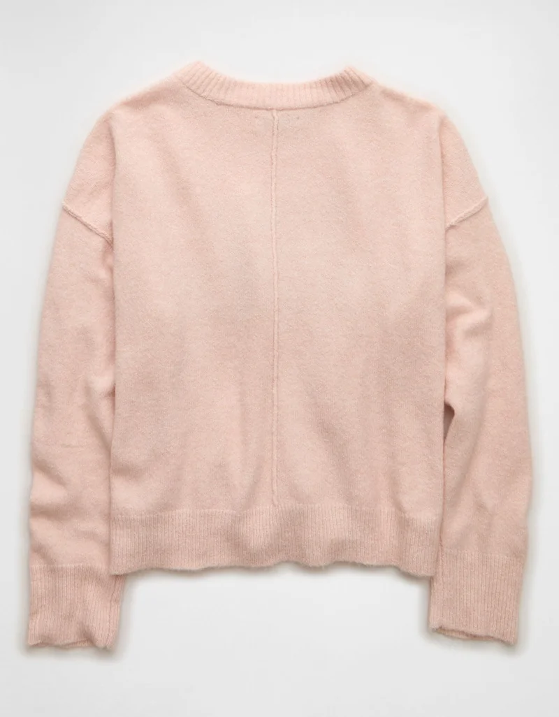 American Eagle  AE Whoa So Soft Valentine's Day Sweater for Women | Best Price UAE